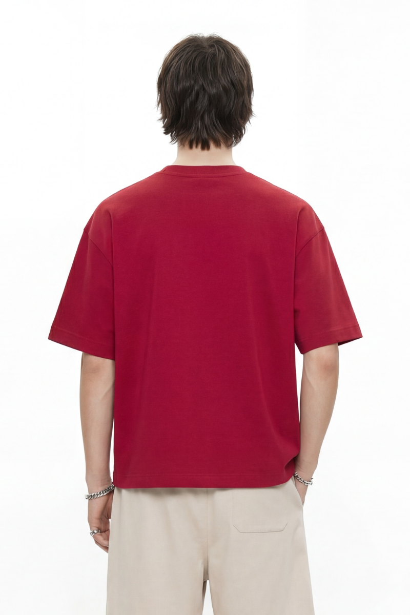 Men's Summer 255g Cotton Crewneck Cooling Boxy Oversized Tee