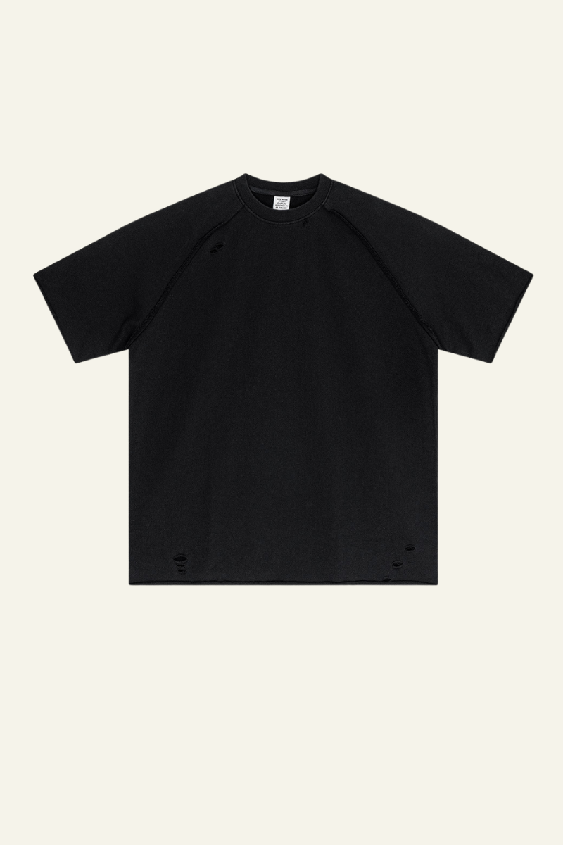 Men's Washed Wax-Dyed Cotton T-shirt.