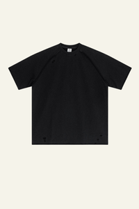 Men's Washed Wax-Dyed Cotton T-shirt.