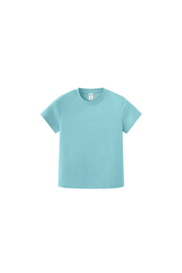 Women's Spring Summer 260g Solid Crewneck Oversized Tee