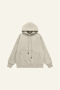 Men's Streetwear Fleece-lined Front Pocket Hoodie