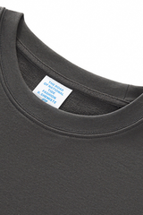 Men's Streetwear Solid Color Raw-Edge Short Sleeve T-Shirt