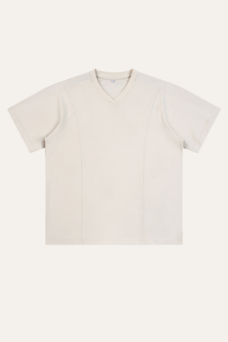 Men's Summer 240g Mesh V-Neck Breathable Tee