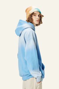 Men's Heavyweight Washed Gradient Hoodie