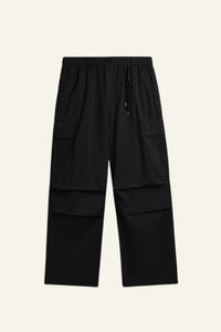 Men's Streetwear Washed Cotton Side Pockets Cargo Pants