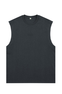 Men's Summer Cotton Letter Print Muscle Tank