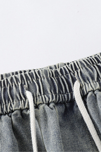 Men's Summer Tencel Draped Wide Leg Denim Pants