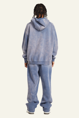 Men's Streetwear Set:Hooded Jacket And Straight-leg Pants