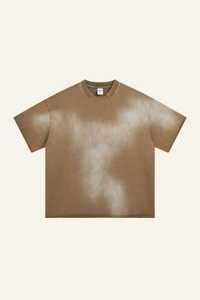 Men's Cotton Streetwear Washed Vintage  T-shirt
