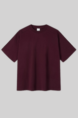 Men's Summer 220g Ribbed Crewneck Solid Set-in Quick Dry Tee