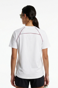 Women's 220g High Stretch Contrast Stitch Raglan Tee