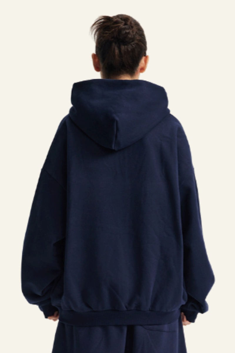 Women's Streetwear Full Zipper Hooded Jacket