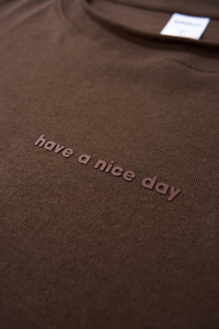Men's Cotton-Linen Drop-Shoulder Tee w/FwdSideSeam & Sld Ltr