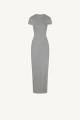 Women's Summer 275g Washed Slim Bodycon Slit Dress