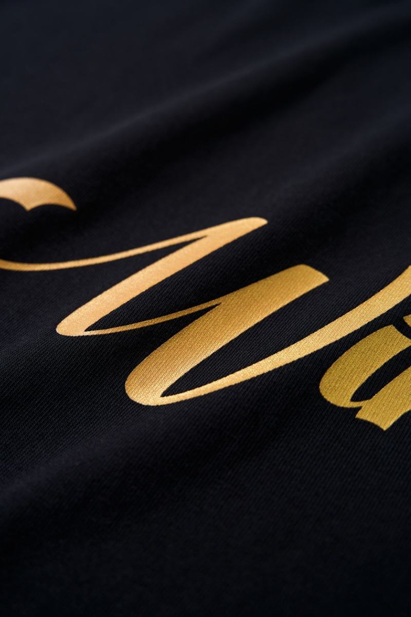 Men's Foil Badge Vintage Oversized Crewneck Tee