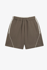 Men's Streetwear Color-Blocked Stripe Shorts