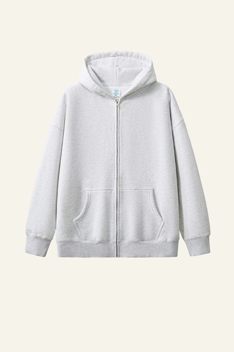 Men's Streetwear Fleece-Lined Hooded Jacket