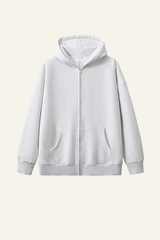 Men's Streetwear Fleece-Lined Hooded Jacket