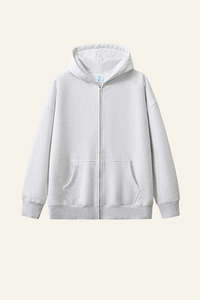 Men's Streetwear Fleece-Lined Hooded Jacket