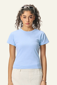 Women's Straight-shouldered spicy short-sleeved T-shirt