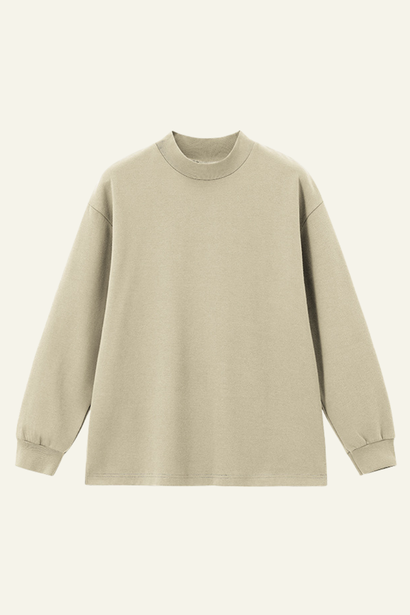 Men's Skin-friendly Double-sided Small High-neck Sweatshirt
