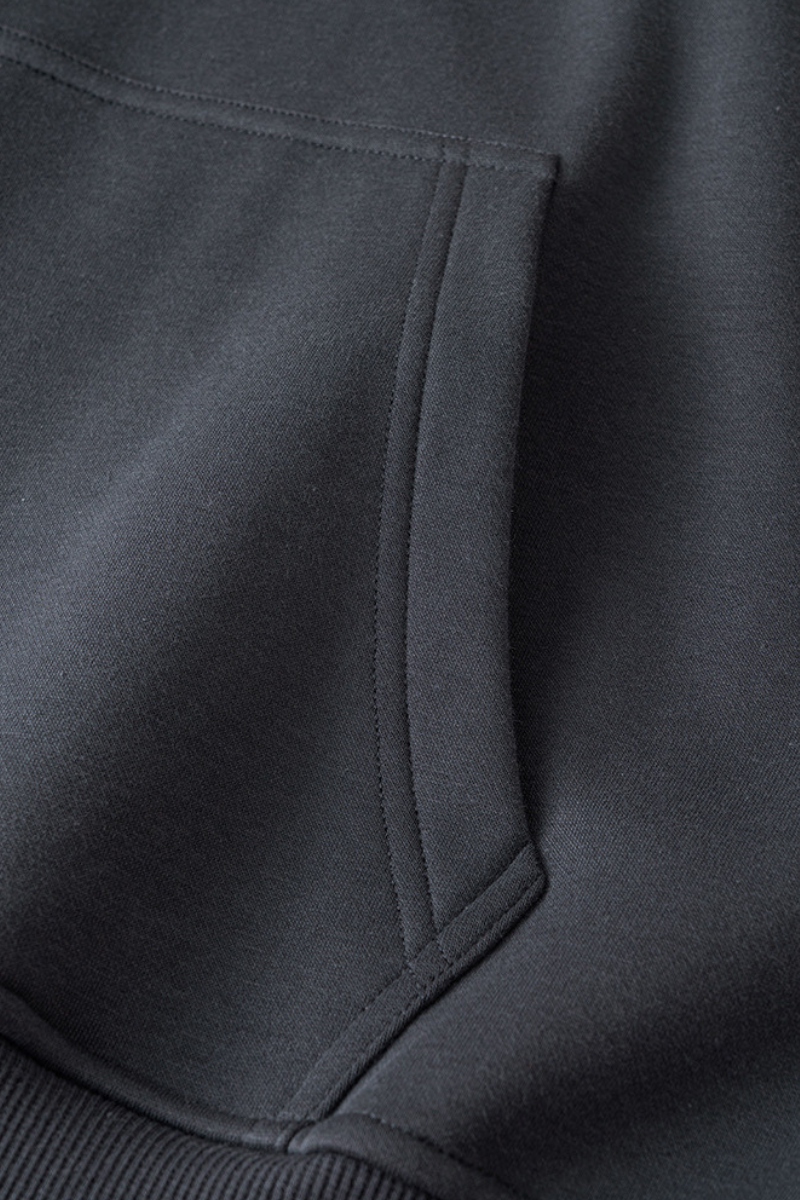 Men's Streetwear Faux Two-Piece Fleece-Lined Hoodie