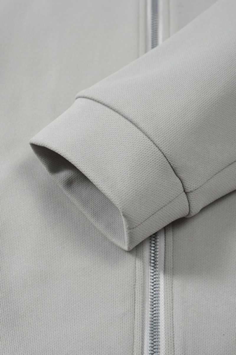 Men's Streetwear Stand Collar Full-Zipper Jacket