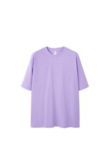 Men's Spring Summer 260g Solid Crewneck Oversized Tee