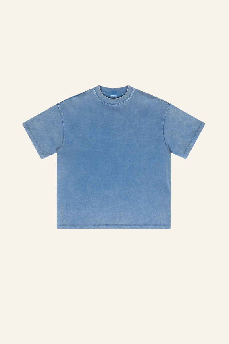 Men's Cotton Streetwear Vintage Washed T-shirt