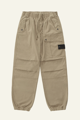 Men's Streetwear Pleated Pocket Cuffed Pants