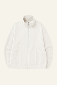 Men's Streetwear Stand Collar Fleece-lined Jacket