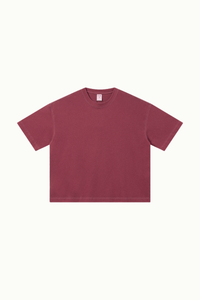 Women's Summer 280g Cotton Washed Oversized Boxy Tee