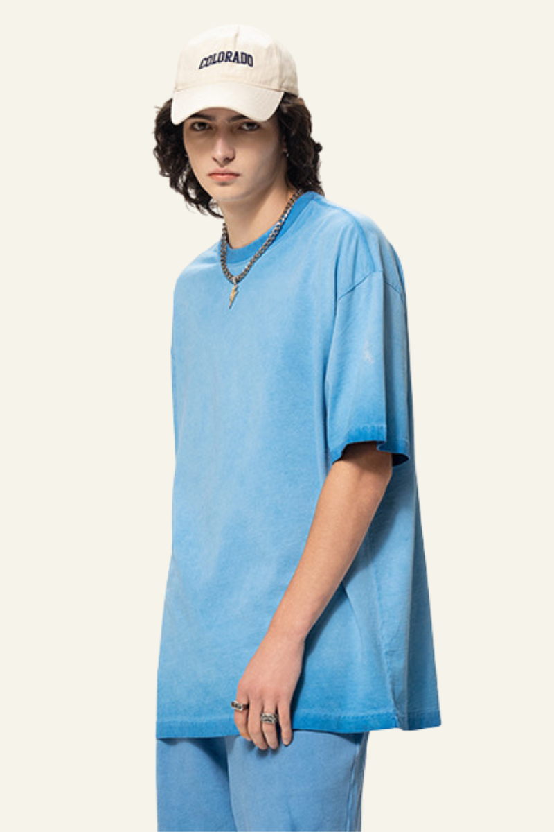 Men's Cotton Washed Vintage T-shirt