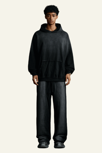 Men's Cotton Gradient Color Set:Hoodie And Casual Pants