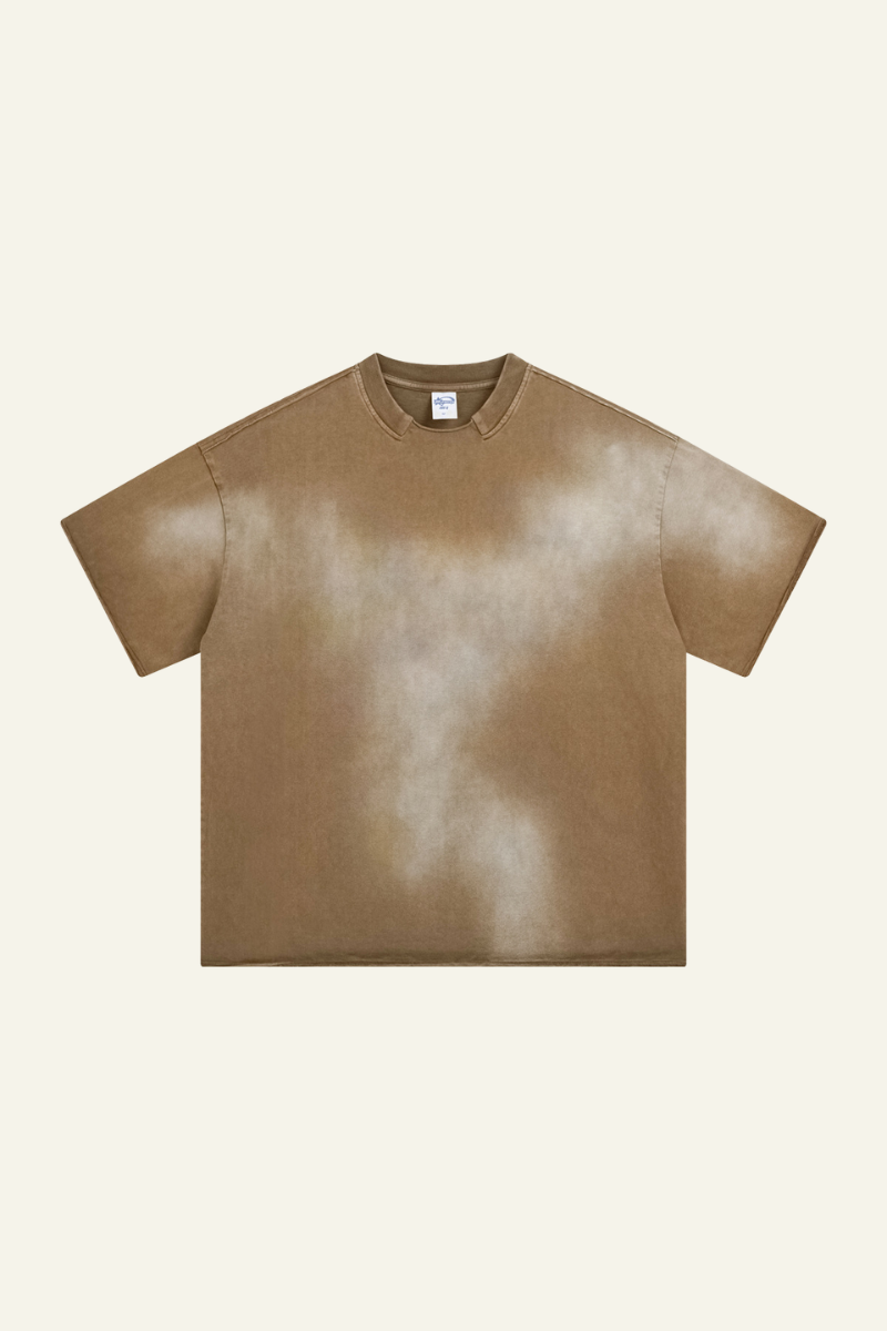 Women's Cotton Streetwear Washed Vintage  T-shirt
