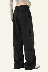 Men's High-Elasticity Draping Workwear Wide-Leg Pants