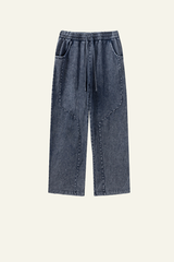 Men's Cotton Vintage Washed Straight Leg Pant