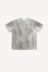 Men's Summer 160g Cotton Hand Painted Fade Loose Crew Tee