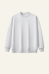 Men's Washed Distressed Solid Pullover
