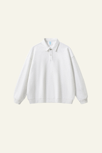 Men's Streetwear Polo Collar Relaxed Sweatshirts