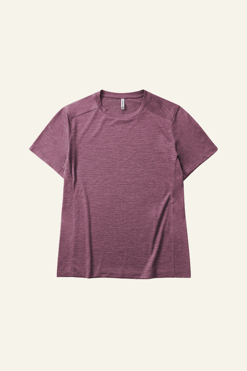 Women's Streetwear Slim Quick-Dry Solid T-shirt