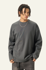 Men's Cotton 270 Heavyweight Long-Sleeved T-shirt.