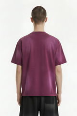 Men's Cotton Streetwear Washed Distressed T-shirt