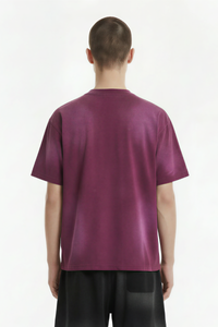 Men's Cotton Streetwear Washed Distressed T-shirt