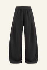 Women's Streetwear Twill Wide Leg Pants