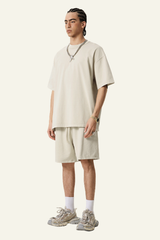 Men's Cotton Streetwear Set:T-Shirt & Short
