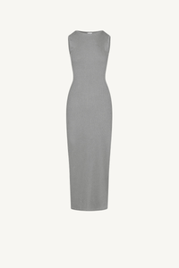 Women's Spring Summer 275g Washed Slim Knit Maxi Dress