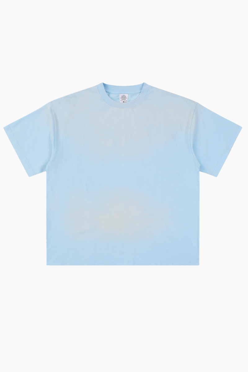 Women's Summer Cotton Washed Spray Fade Oversized Tee