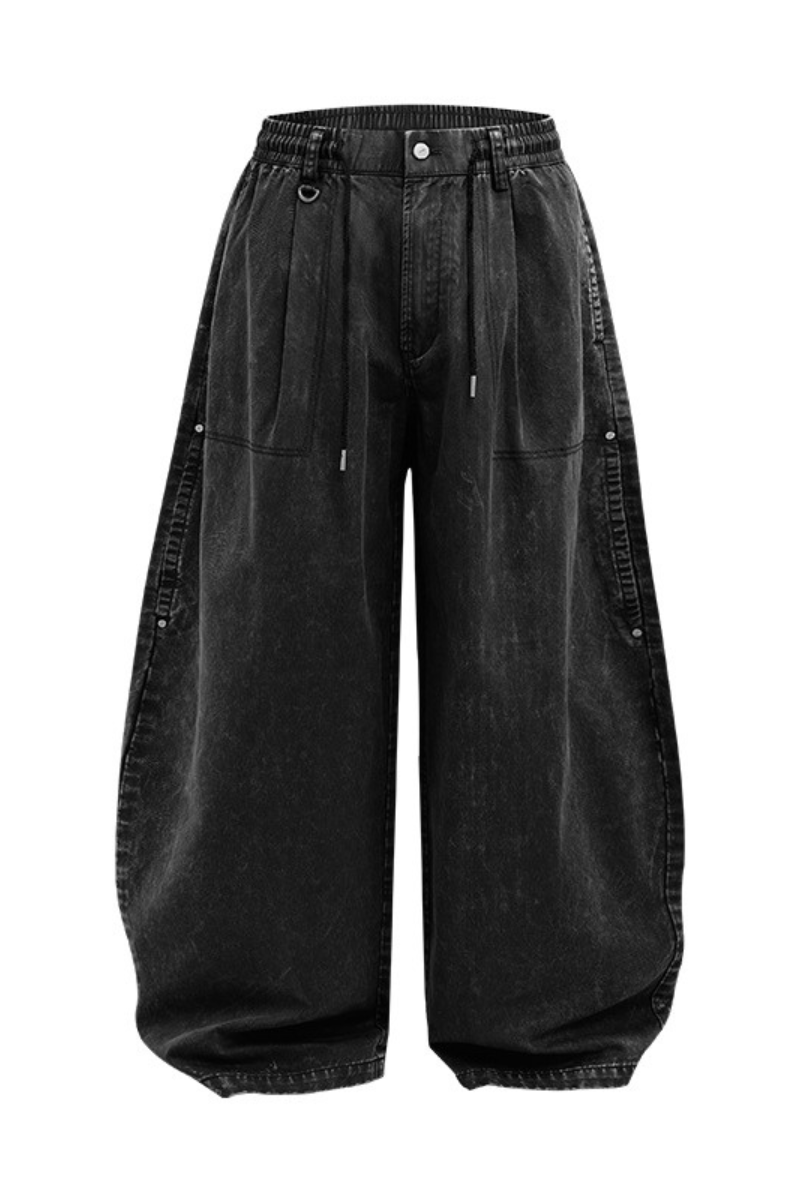 Men's Cooling Washed Breathable Relaxed Fit Cargo Pants