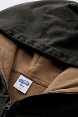 Men's Cotton Streetwear Gradient Hooded Jacket